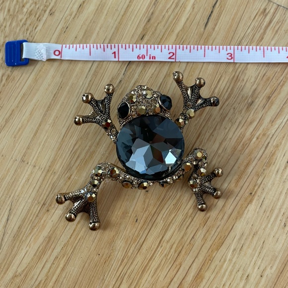Vintage Frog Brooch / Pendant - Picture 2 of 3